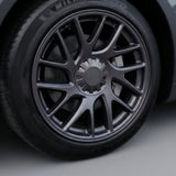 FACIA Hub Center Caps for Tesla Model 3 Highland (2024+) 18 inches Photon Wheels Threaded Style Tesery