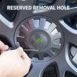 FACIA Hub Center Caps for Tesla Model 3 Highland (2024+) 18 inches Photon Wheels Threaded Style Tesery