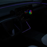 FACIA Laser-Carved Ambient Light for Model Y Juniper / YL Wireless Charging Port TESERY