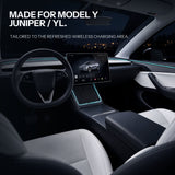 FACIA Laser-Carved Ambient Light for Model Y Juniper / YL Wireless Charging Port TESERY