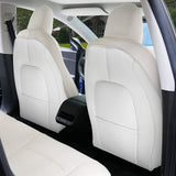 FACIA Lattice Leather Seat Back Protector for Tesla Model 3 and Model Y
