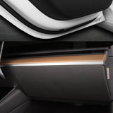 FACIA Leather Anti-kick Mat Sticker Interior Anti-Dirt Protector for Tesla Model 3 (4PCS)