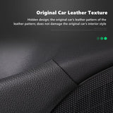 FACIA Leather Anti-kick Mat Sticker Interior Anti-Dirt Protector for Tesla Model 3 (4PCS)