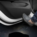 FACIA Leather Anti-kick Mat Sticker Interior Anti-Dirt Protector for Tesla Model 3 (4PCS)
