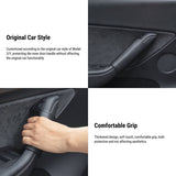 FACIA Leather Inner Door handle Cover for Tesla Model 3 Model Y (4 pcs)