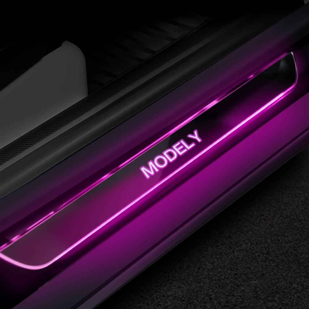 FACIA LED Colorful Lights Illuminated Door Sills for Tesla Model Y/3/S/X