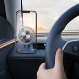 FACIA Magnetic Left Dashboard Phone Holder for Model Y Juniper and Model 3 Highland (LHD)