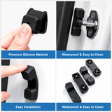 FACIA Magnetic Silicone Door Latch Dampers for Model 3 / Y (4-Pack)