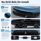 FACIA Model 3 Highland Body Kit 5-Piece ABS Aero Package