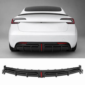 FACIA Model 3 Highland Real Carbon Fiber Rear Diffuser Tesery