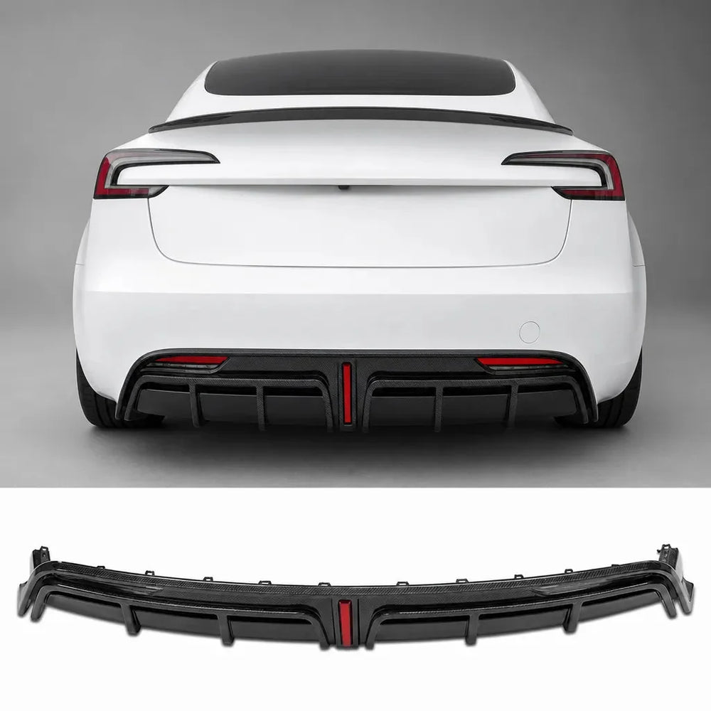 FACIA Model 3 Highland Real Carbon Fiber Rear Diffuser 