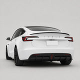 FACIA Model 3 Highland Real Carbon Fiber Rear Diffuser Tesery