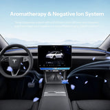 FACIA Model 3 Highland/Model Y Juniper Under Screen Crystal Dock  3-in-1 Ambient Light, Aromatherapy and USB Fast Charging
