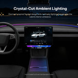 FACIA Model 3 Highland/Model Y Juniper Under Screen Crystal Dock  3-in-1 Ambient Light, Aromatherapy and USB Fast Charging