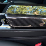 FACIA TESERY Model Y / 3 Armrest Cover Dry Carbon Fiber Interior Mods