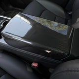 FACIA TESERY Model Y / 3 Armrest Cover Dry Carbon Fiber Interior Mods