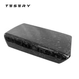 FACIA TESERY Model Y / 3 Armrest Cover Dry Carbon Fiber Interior Mods