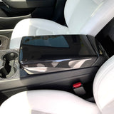 FACIA TESERY Model Y / 3 Armrest Cover Dry Carbon Fiber Interior Mods