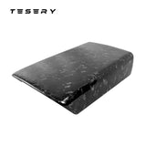 FACIA TESERY Model Y / 3 Armrest Cover Dry Carbon Fiber Interior Mods