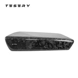 FACIA TESERY Model Y / 3 Armrest Cover Dry Carbon Fiber Interior Mods