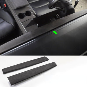 FACIA Alcantara Dashboard Cover for Model 3/Y 2-Piece Set 2 Colors 3M Adhesive 15-Min Install