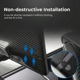 FACIA Model 3 / Y Display Cover Dry Carbon Fiber Interior Mods