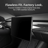 FACIA Model 3 / Y Display Cover Dry Carbon Fiber Interior Mods