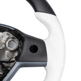 FACIA Model 3 / Y Sport Round Carbon Fiber Steering wheel  Style 41