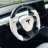 FACIA Model 3 / Y Sport Round Carbon Fiber Steering wheel  Style 41
