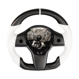 FACIA Model 3 / Y Sport Round Carbon Fiber Steering wheel  Style 41