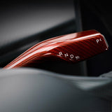 FACIA TESERY Model 3 / Y Turn Signal Stalk Cover Dry Carbon Fiber Interior Mods