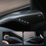 FACIA TESERY Model 3 / Y Turn Signal Stalk Cover Dry Carbon Fiber Interior Mods