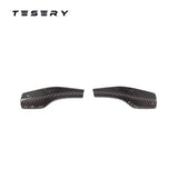 FACIA TESERY Model 3 / Y Turn Signal Stalk Cover Dry Carbon Fiber Interior Mods