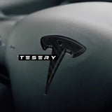 FACIA Model 3 / Y Steering Wheel Logo Cover Carbon Fiber Interior Mods