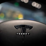 FACIA Model 3 / Y Steering Wheel Logo Cover Carbon Fiber Interior Mods