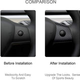 FACIA Model 3 / Y Steering Wheel Middle Trim Cover Carbon Fiber Interior Mods