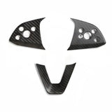 FACIA Model 3 / Y Steering Wheel Middle Trim Cover Carbon Fiber Interior Mods