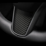 FACIA Model 3 / Y Steering Wheel Middle Trim Cover Carbon Fiber Interior Mods