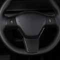 FACIA Model 3 / Y Steering Wheel Patch Carbon Fiber Interior Mods
