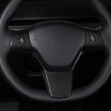 FACIA Model 3 / Y Steering Wheel Patch Carbon Fiber Interior Mods