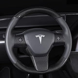 FACIA Model 3 / Y Steering Wheel Patch Carbon Fiber Interior Mods