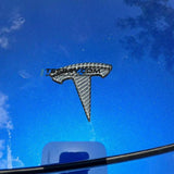 FACIA Model 3 / Y T Logo Overlay Front and Rear Real Carbon Fiber Exterior