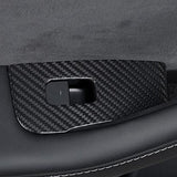 FACIA Dry Carbon Fiber Window and Door Switch Covers for Model Y / Model 3¡ꡧLeft Hand Drive¡ê?