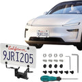 FACIA Model Y Juniper Front License Plate Holder No-Drill, Anti-Theft Aluminum