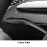 FACIA ABS Turn Signal Stalk Cover for Model Y Juniper and Model 3 Highland TESERY