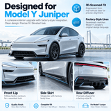 FACIA Model Y Juniper Premium and YL Body Kit Front Lip, Side Skirts and Rear Diffuser