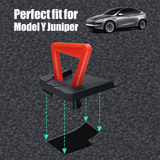 FACIA Rear Door Emergency Release Pull Handle for Model Y Juniper 2025+ and Model YL 2026+