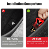 FACIA Rear Door Emergency Release Pull Handle for Model Y Juniper 2025+ and Model YL 2026+