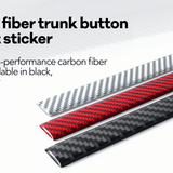 FACIA Model Y Juniper Rear Trunk Button Sticker Flexible Urethane Carbon Fiber