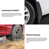 FACIA TESERY Mud Flaps Splash Guards for Model S 2014-Present